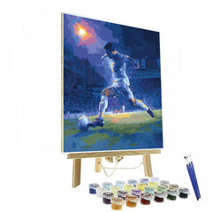 Mitoma Fifa 2026 Blue - DIY Painting By Numbers Kit