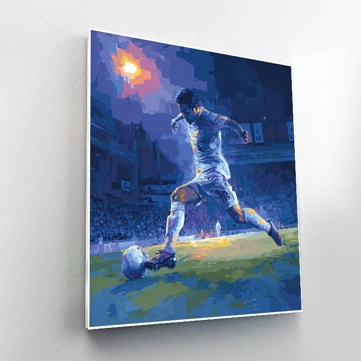 Mitoma Fifa 2026 Blue - DIY Painting By Numbers Kit