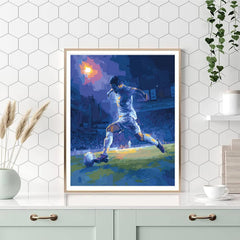 Mitoma Fifa 2026 Blue - DIY Painting By Numbers Kit
