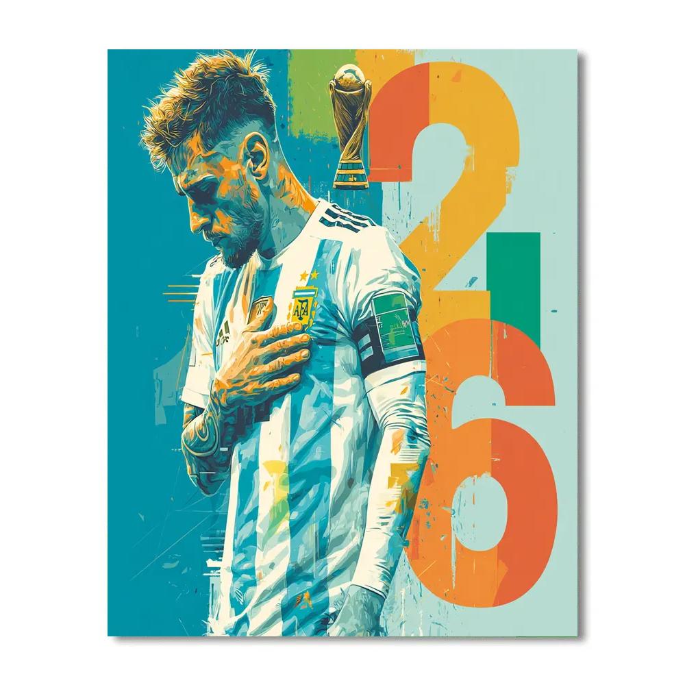 Uzbekistan Fifa 2026 Dawn - DIY Painting By Numbers Kit