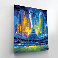 Curaçao Fifa 2026 Blue - DIY Painting By Numbers Kit
