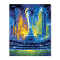 Curaçao Fifa 2026 Blue - DIY Painting By Numbers Kit