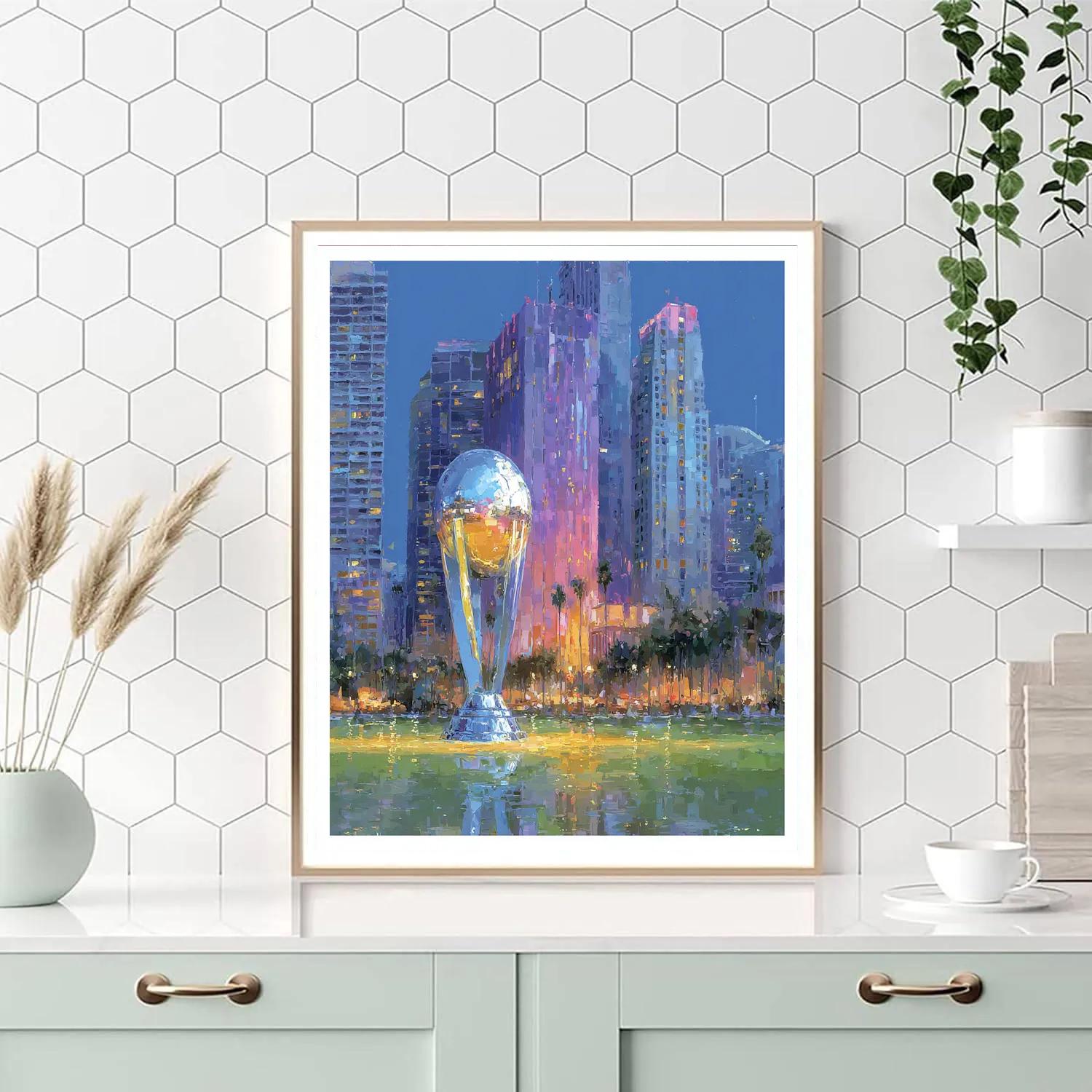 Miami Fifa 2026 Reflection - DIY Painting By Numbers Kit