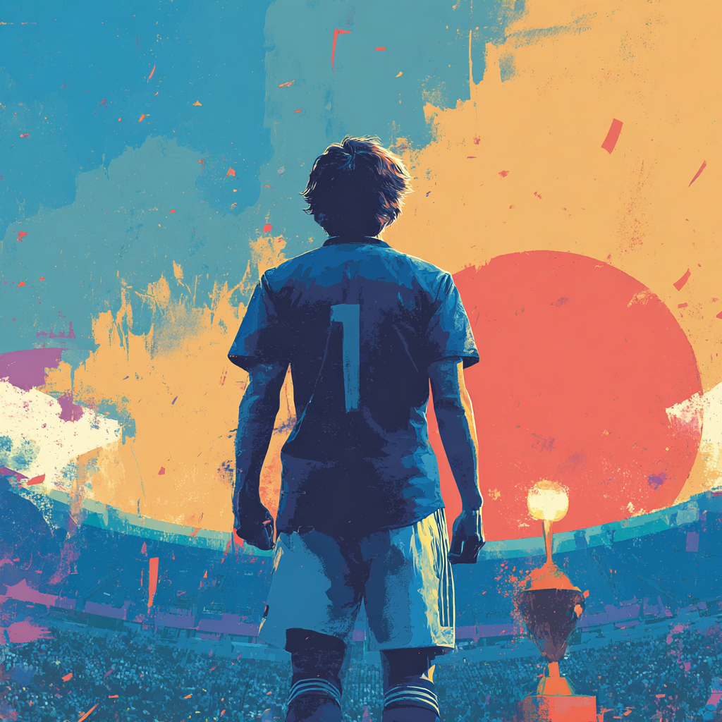 Japan Fifa 2026 Dawn - DIY Painting By Numbers Kit
