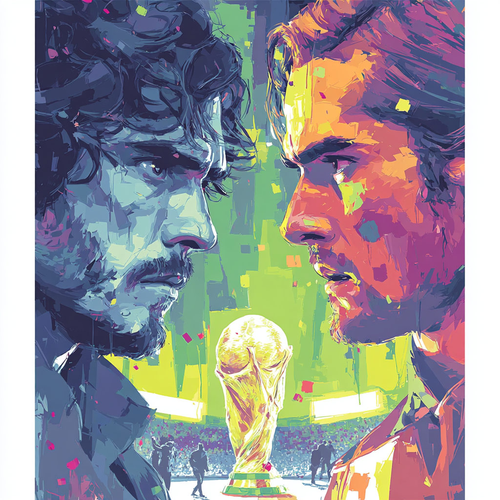 Fifa 2026 Portugal vs Colombia - DIY Painting By Numbers Kit