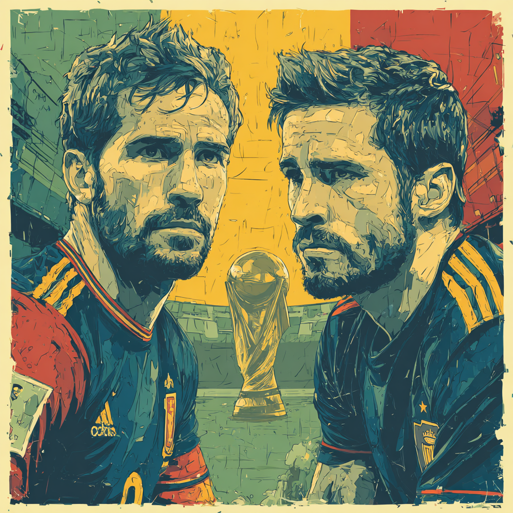 Fifa 2026 Portugal vs Colombia - DIY Painting By Numbers Kit