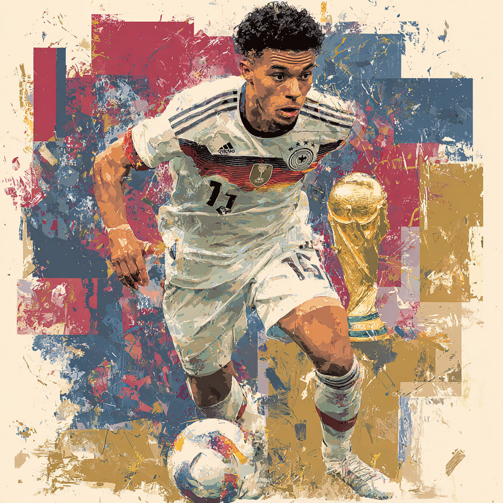 Fifa 2026 Musiala Spark - DIY Painting By Numbers Kit