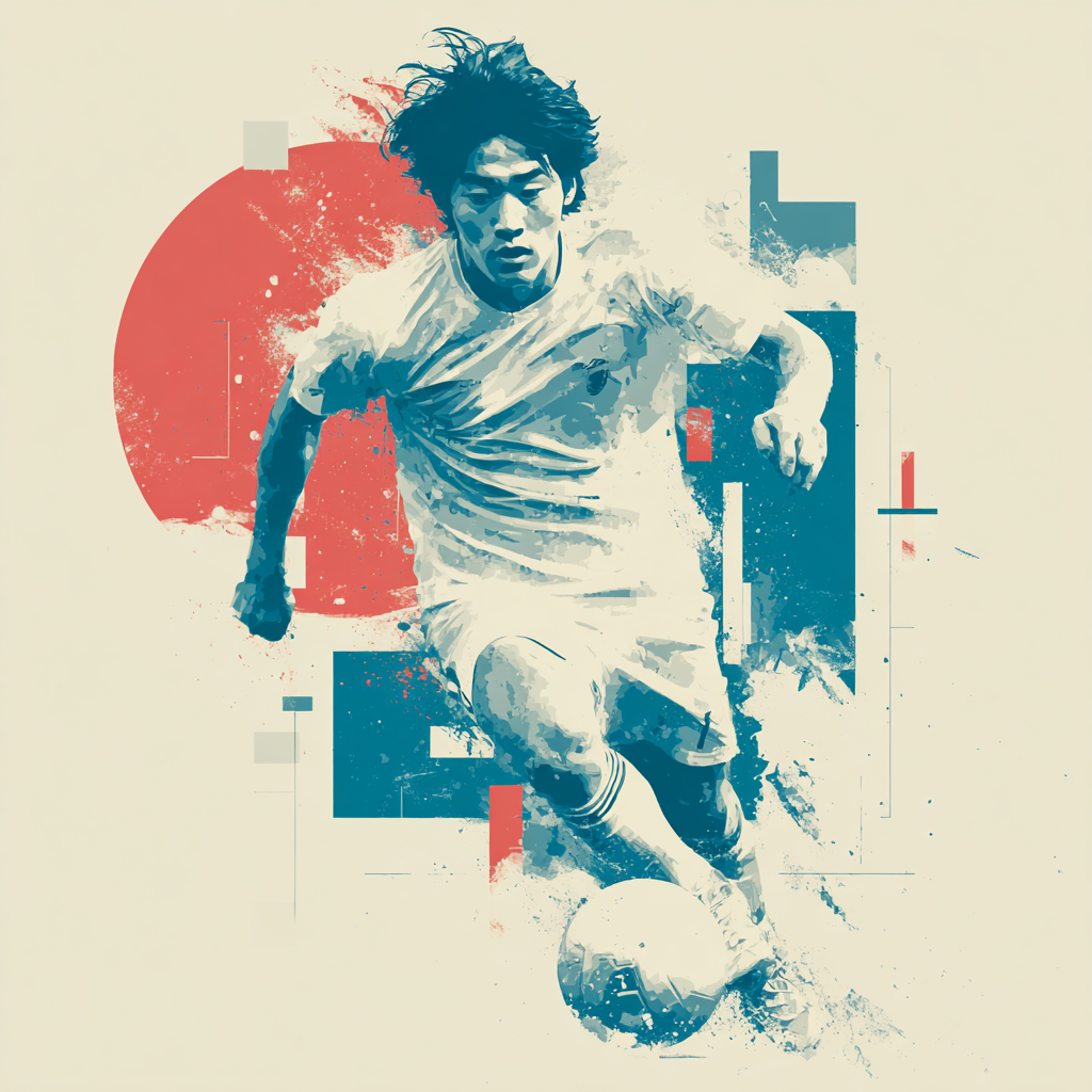 Mitoma Fifa 2026 Blue - DIY Painting By Numbers Kit