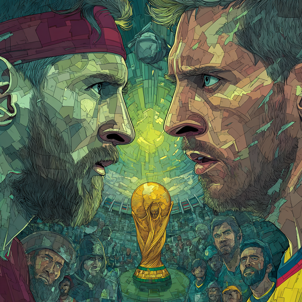Fifa 2026 Portugal vs Colombia - DIY Painting By Numbers Kit