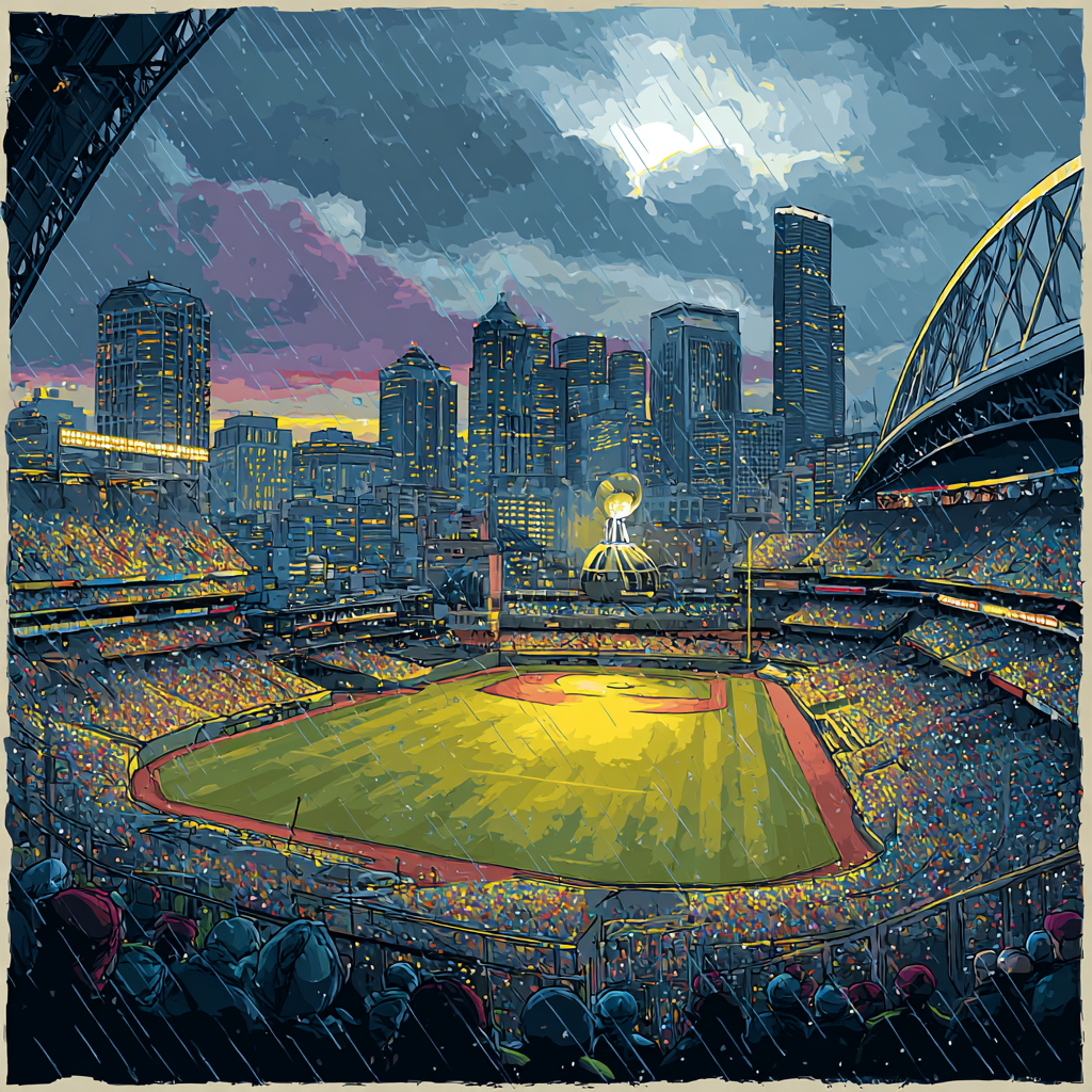 Seattle Fifa 2026 Rainlight - DIY Painting By Numbers Kit