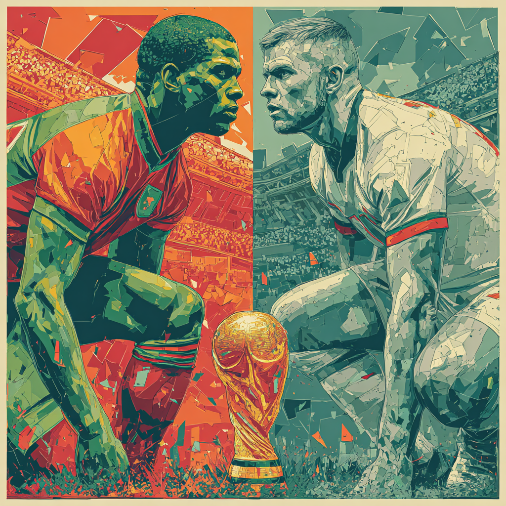 Fifa 2026 Morocco vs Scotland - DIY Painting By Numbers Kit
