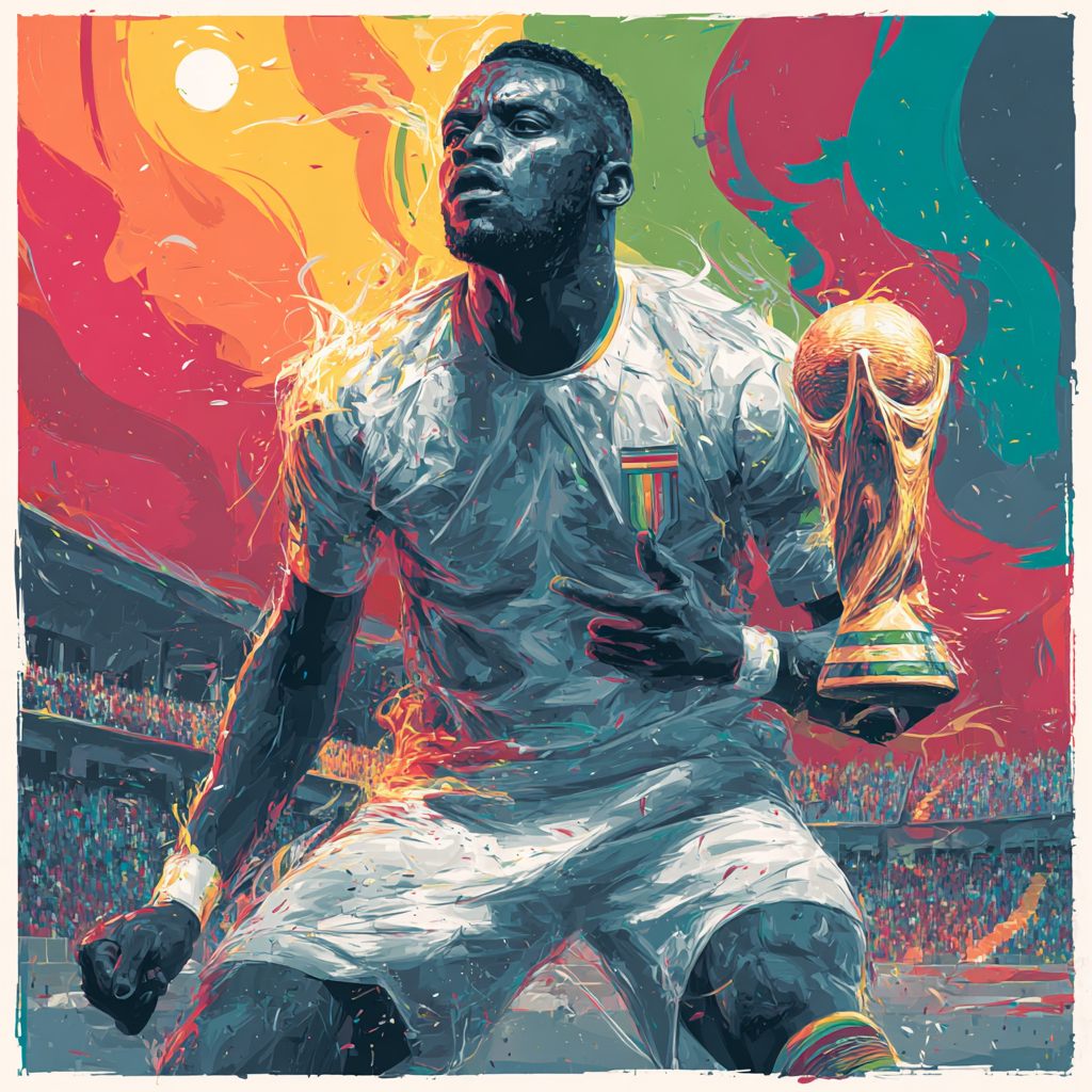 Ghana Fifa 2026 Pulse - DIY Painting By Numbers Kit