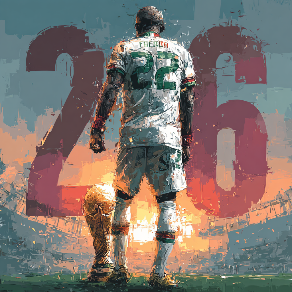 Iraq Fifa 2026 Flame - DIY Painting By Numbers Kit