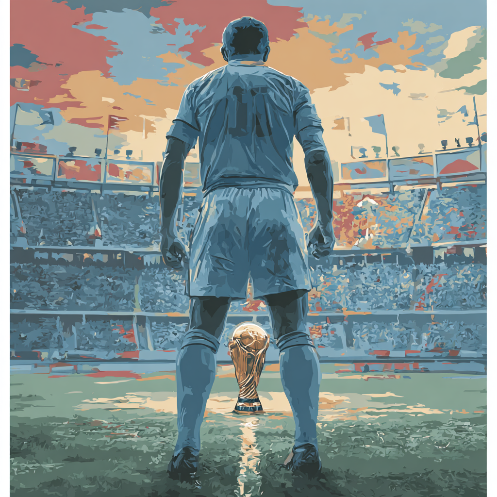 Japan Fifa 2026 Dawn - DIY Painting By Numbers Kit