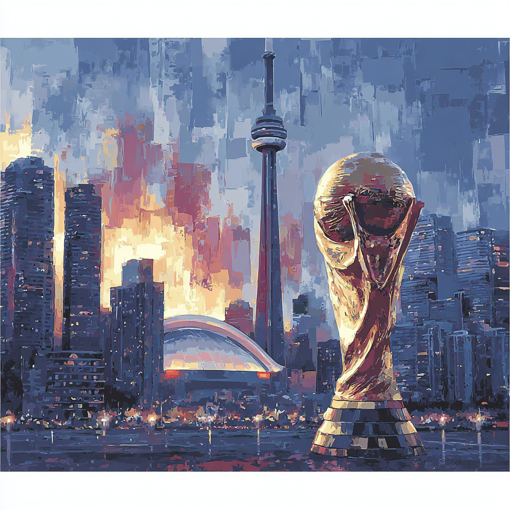 Toronto Fifa 2026 Glow - DIY Painting By Numbers Kit