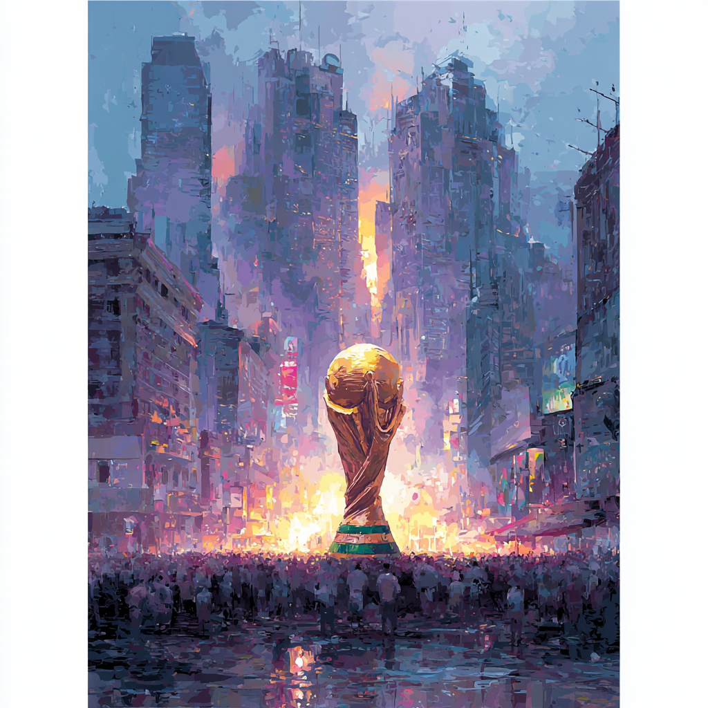 Fifa 2026 Final Night - DIY Painting By Numbers Kit