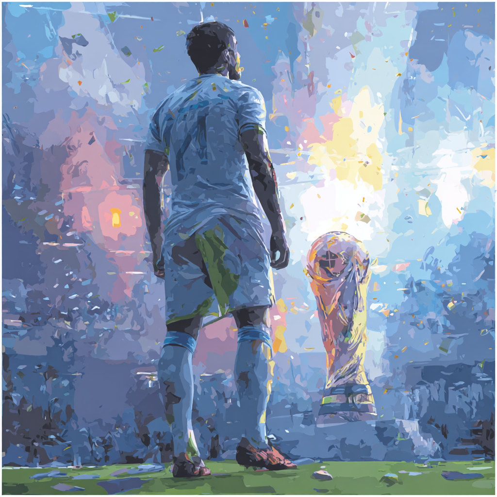Uzbekistan Fifa 2026 Dawn - DIY Painting By Numbers Kit