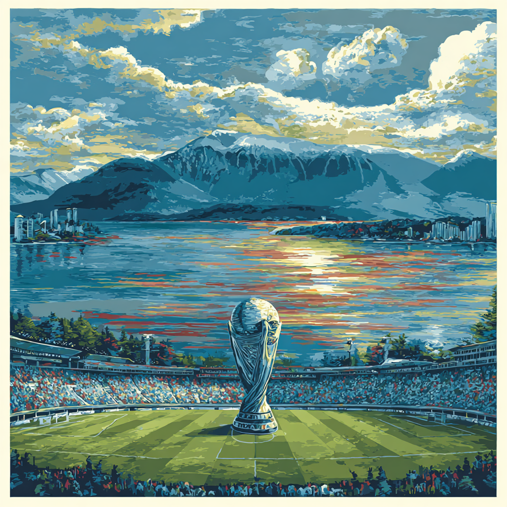 Vancouver Fifa 2026 Blue - DIY Painting By Numbers Kit