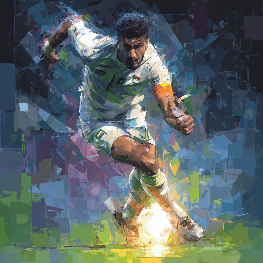 Fifa 2026 Iraq Flame - DIY Painting By Numbers Kit