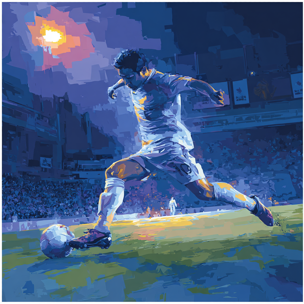 Mitoma Fifa 2026 Blue - DIY Painting By Numbers Kit