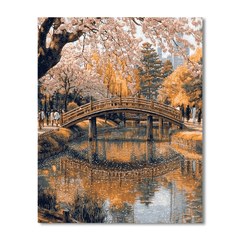 Shinjuku Gyoen National Garden - Tokyo, Japan - DIY Painting By Numbers Kit