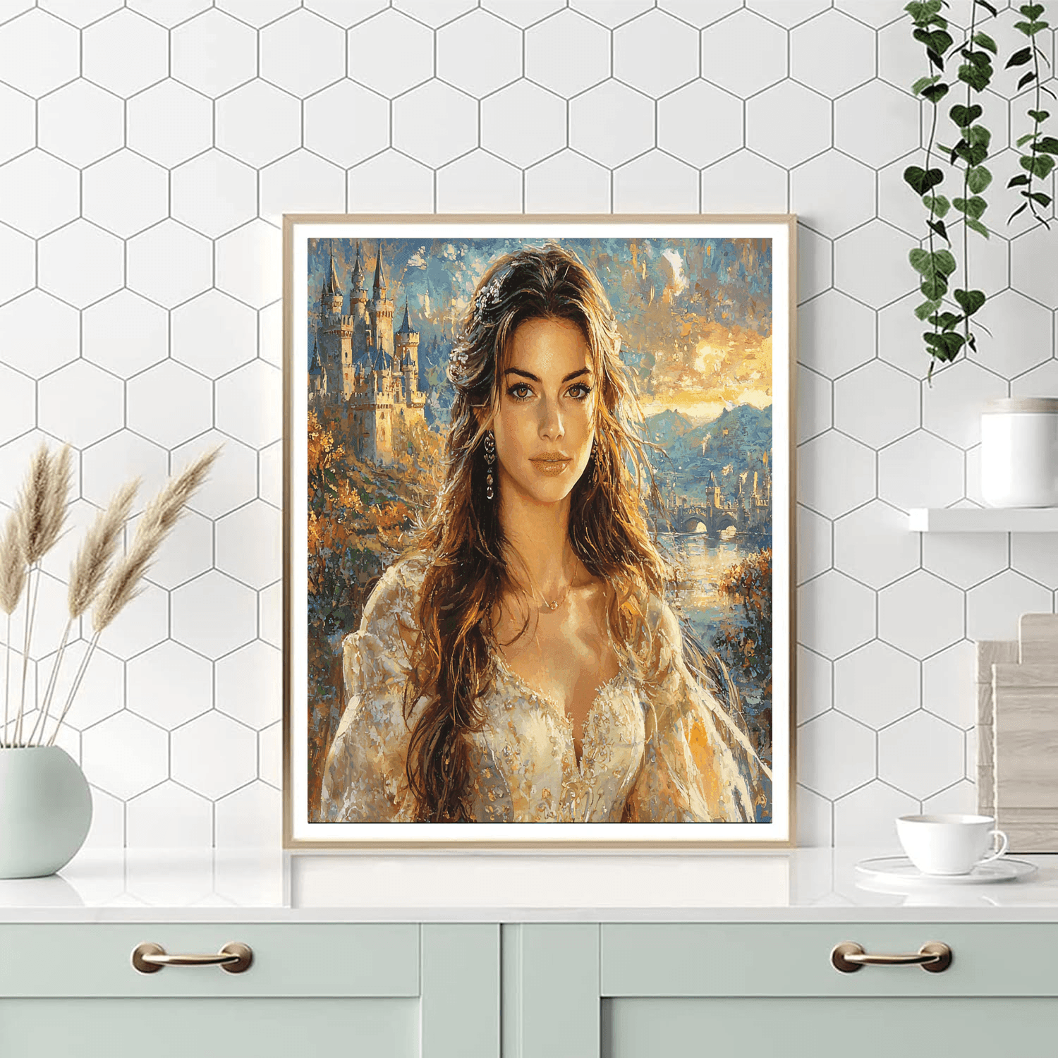 Anne Hathaway: The Dreamer of Princess Diaries - DIY Painting By Numbers Kit