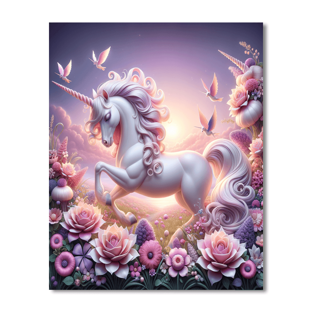 Majestic Unicorn Haven - DIY Painting By Numbers Kit