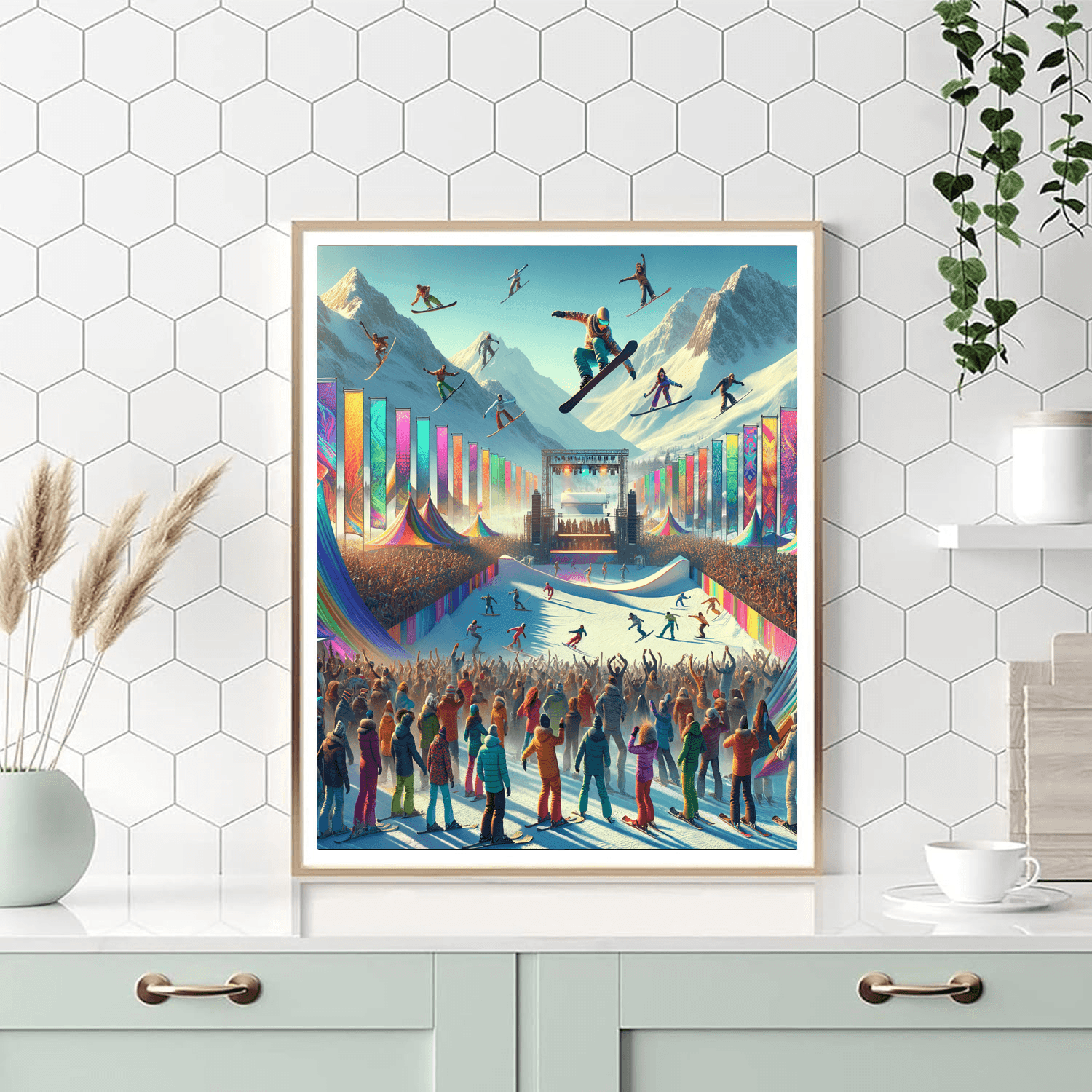 Whistler World Ski and Snowboard Festival - DIY Painting By Numbers Kit