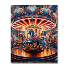 Vintage Carousel Joy - DIY Painting By Numbers Kit