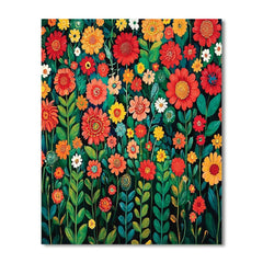 Frida Kahlo Inspired Fragrance of Color - DIY Painting By Numbers Kit