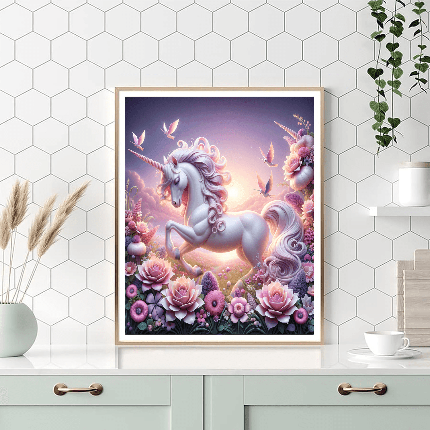 Majestic Unicorn Haven - DIY Painting By Numbers Kit