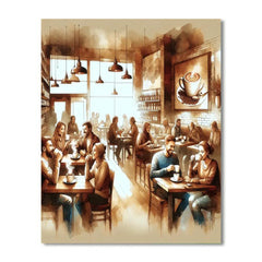 Charming Coffee Shop Escape - DIY Painting By Numbers Kit