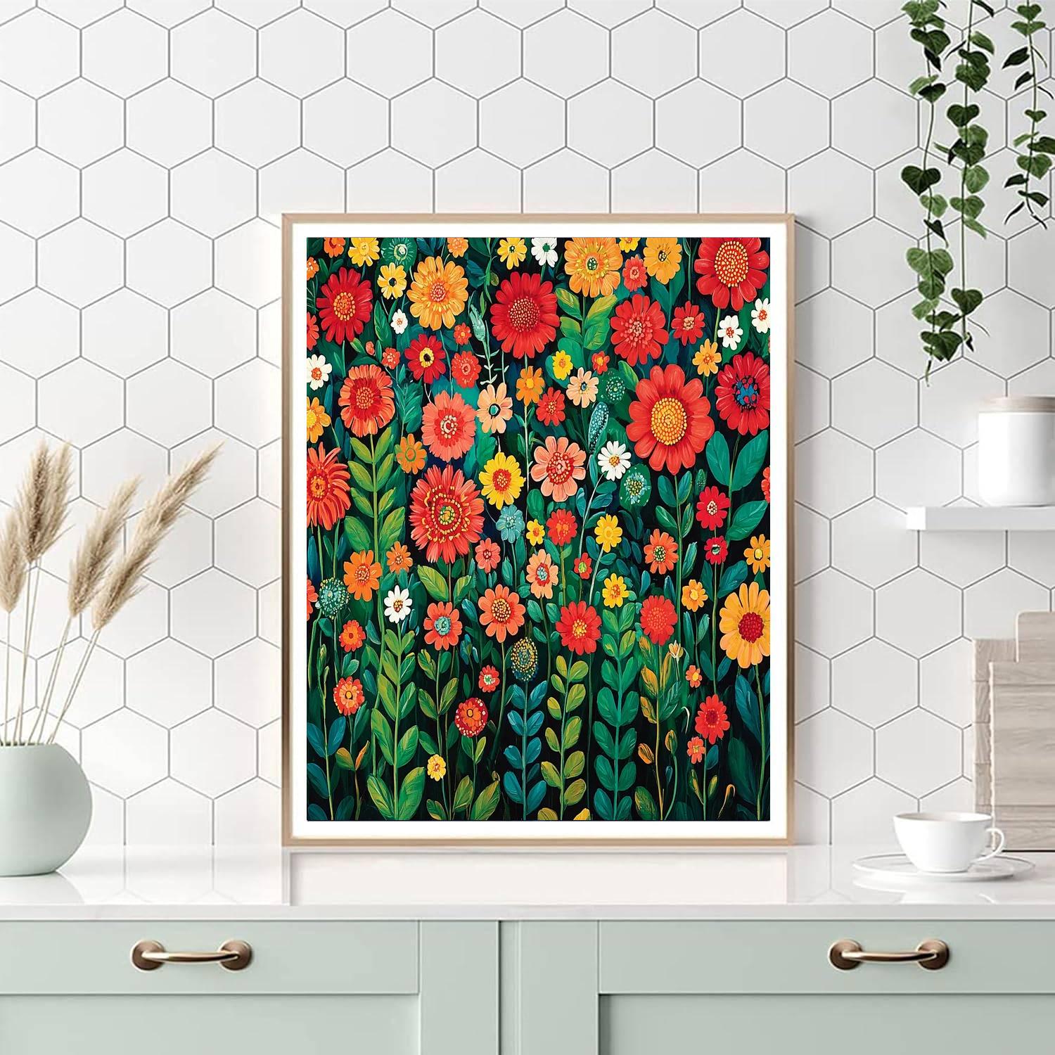 Frida Kahlo Inspired Fragrance of Color - DIY Painting By Numbers Kit