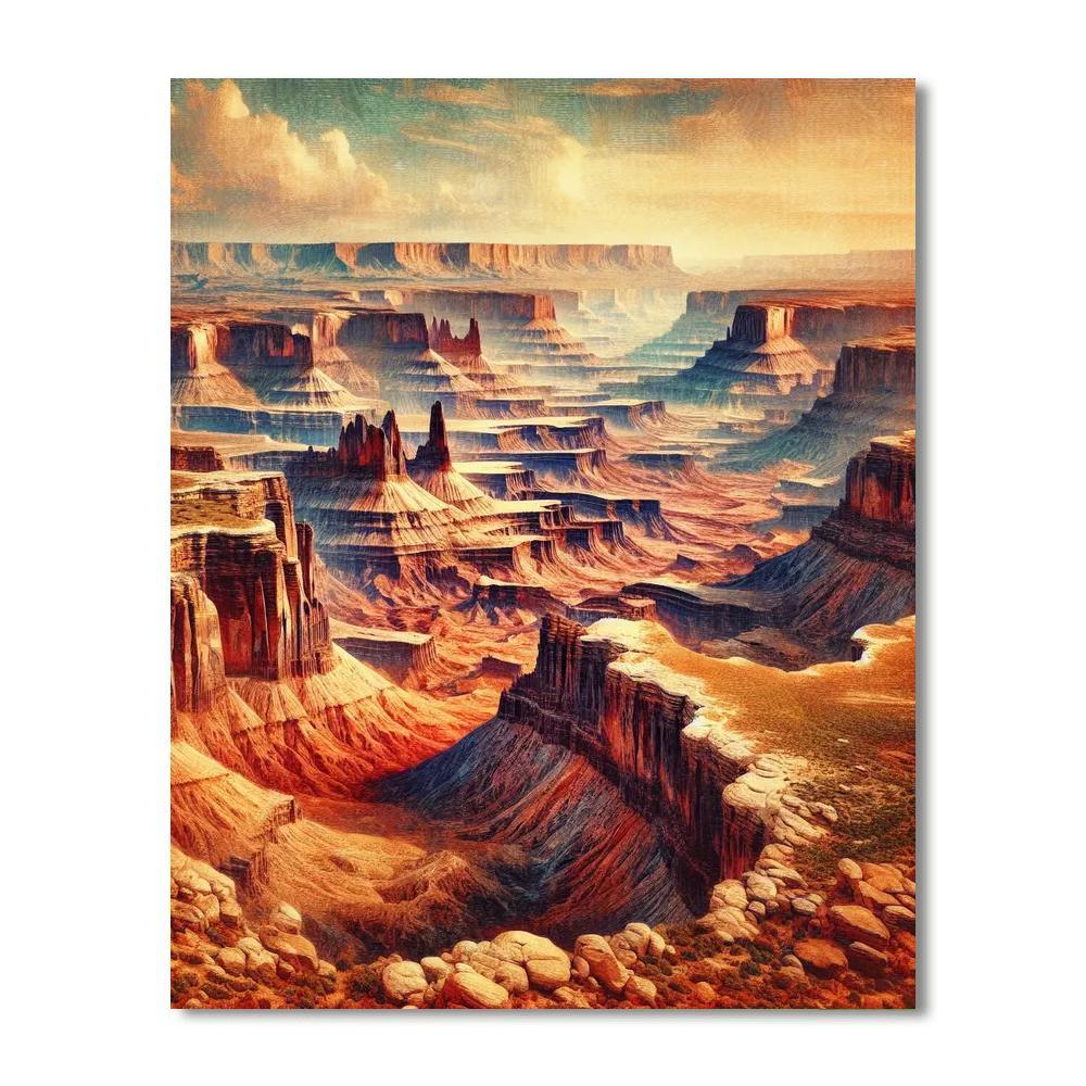 Canyonlands Exploration - DIY Painting By Numbers Kit